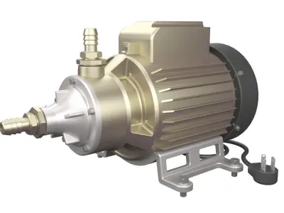 Water Pump 3D model 6