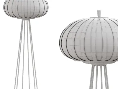 Bloom Tall Tower Lamp by luxdeco 3D model