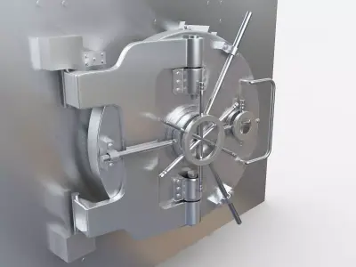Vault bank 3D model