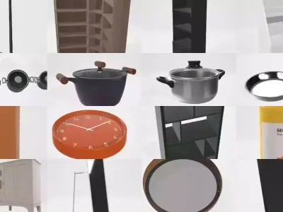 Mega collection of great 3D assets 3D Model Pack