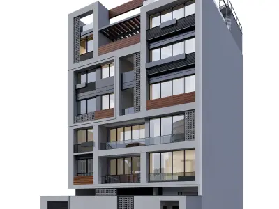 RESIDENTIAL BUILDING NO59 A 3D model