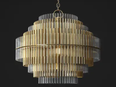 Restorationhardware Emile Chandelier Collection  3D model