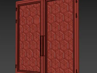 Gate black loft 014 3D model