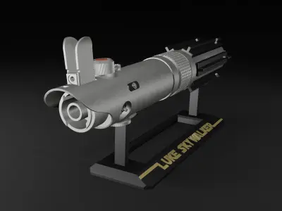 Luke Skywalker Lightsaber- 3D Model For 3D Printing 3D print model