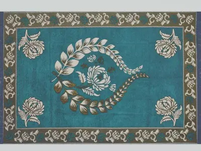 Floor Mat Low-poly 3D model