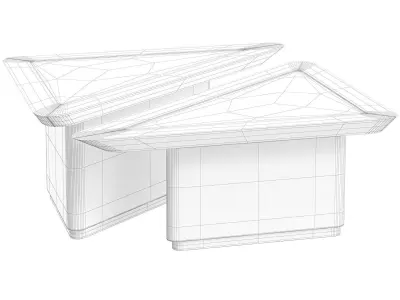 CENTER TABLE STERN Low-poly 3D model