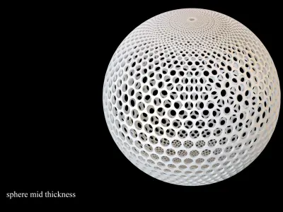 sphere dome 3D model
