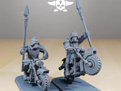 GrimGuard Death Bikers 3D print model