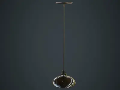 Hanging Lamp 6A Low-poly 3D model