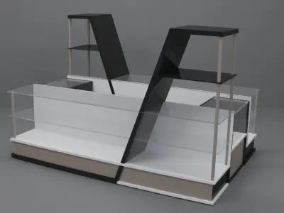 Sale Stand  Low-poly 3D model