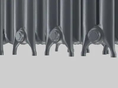 Epoca Cast Iron Radiator 2C Collection 3D model