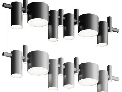 Oluce DANCING QUEEN Hanging lamp 3D model