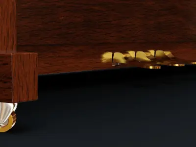 Yamaha Digital Piano - Wooden 3D model