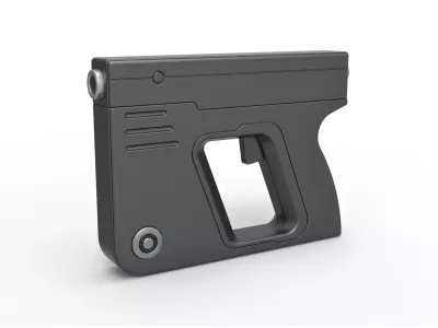 Violets Machine gun from the movie Ultraviolet 2006 3D model