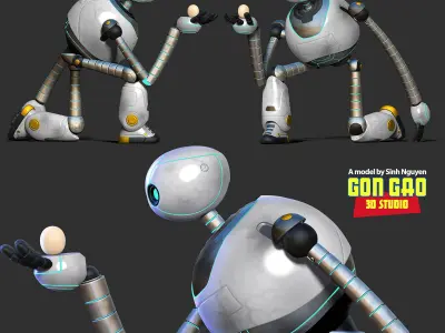 Roz - The Wild Robot 3D print model