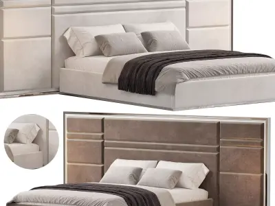 Barnet Modern Bed 3D model