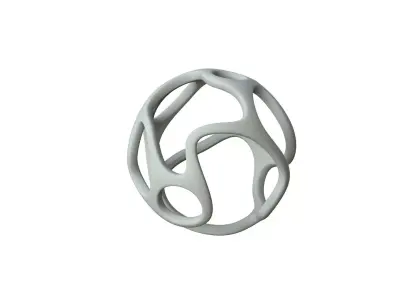 SciFi Cube Object No 26217 Low Poly Shape Texture