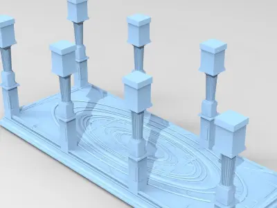 Occult observatory insignia Walkway 1  3D model