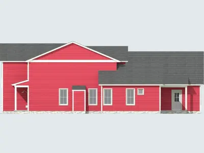 Cape Cod House 20 3D model