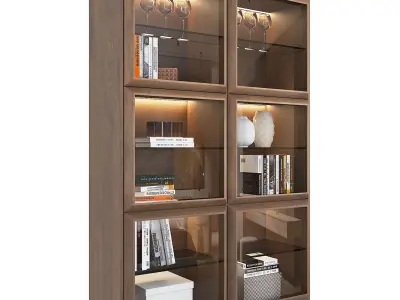 Kvadro Bookshelves 3D model purchase
