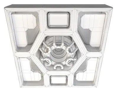 Space Station Ceiling - Small 3D model