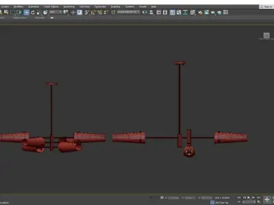 VALANTE CHANDELIER Low-poly 3D model