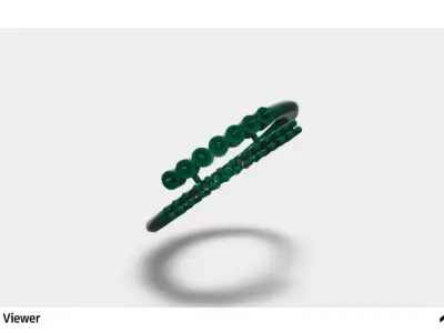 Women Wedding Design Ring 3D print model