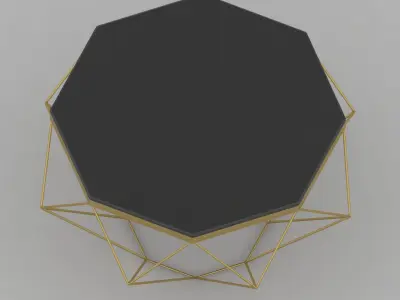 Table oken 3D model 3D model