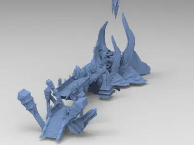 Oz knome king crystal 3D model