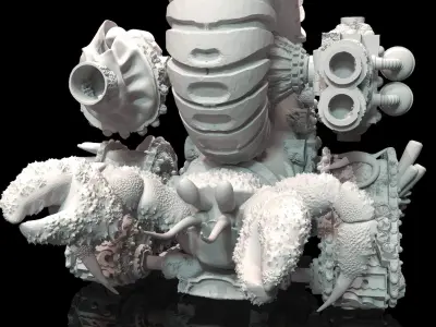 Tide Haunters - Cephaloid Assault Tank 3D print model