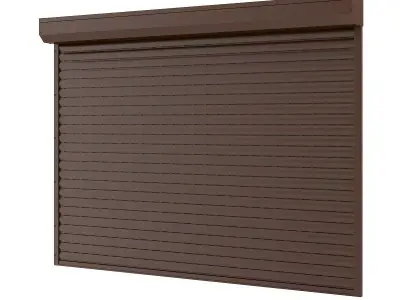 Wide Roller Shutters 3D model