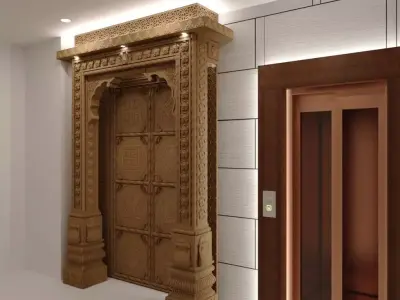 Temple Gate 3D model