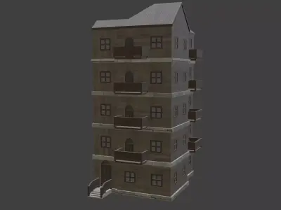 House Model 69 Low-poly 3D model
