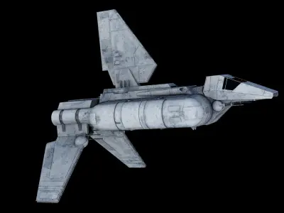 Sentinel-class landing craft  - Star Wars 3D model