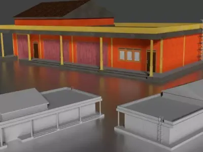 Ruko 001 FBX Free 3D model