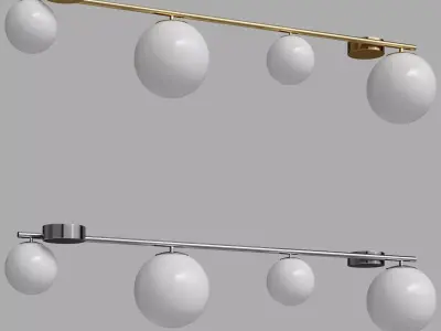 Lamp Cristallo Uvol Low-poly 3D model