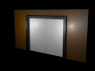 Sci Fi Corridor  Low-poly 3D model