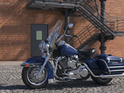  Classic Road Motorcycle Blue 