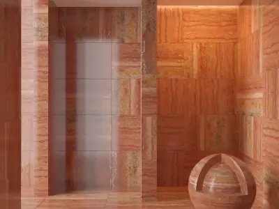Marble wall 58 3D model