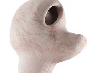  Fertility Form illuminated sculpture Low-poly 3D model