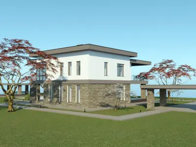 Villa for family 2 3D model
