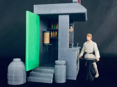 Sci Fi Street Bar 3D print model