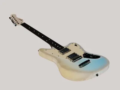 Fender Jaguar Electric Guitar 3D model