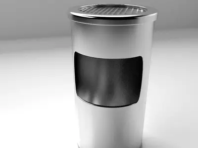 Trashcan trash can 3D model