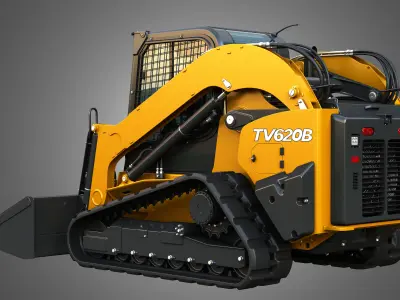 TV620B Compact Track Loader - Bucket 3D model