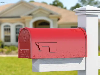 American Design Mailbox 3D model