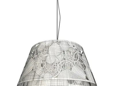 Collage Pendant Lamp Poulsen 3D model