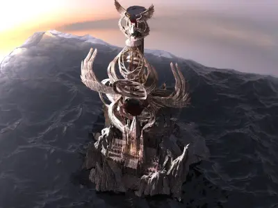 She Ra inspired Palace 3D model