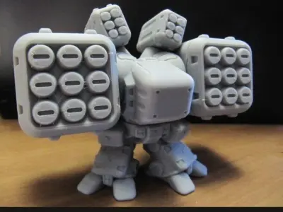 CHIBI-TECH SD - LRM-9 ML POD          3D print model