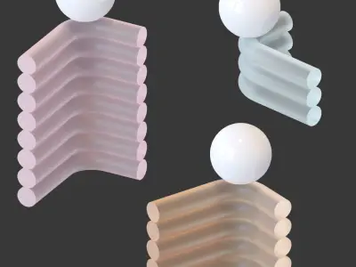 Elio Lamp set 3D model